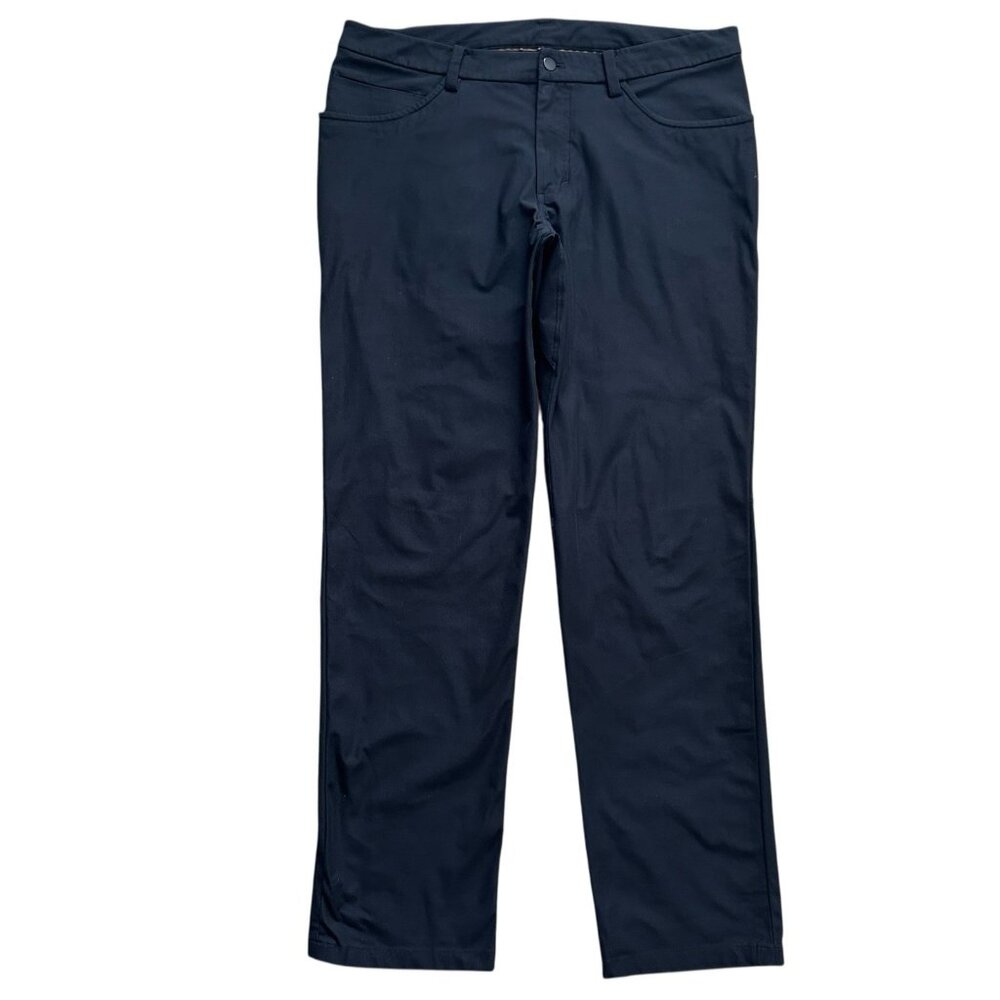 Lululemon Pants Mens 36 Black ABC Classic Fit Stretch Warpstreme Golf Preppy